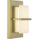 Tarnos LED 6.5 inch Soft Brass Wall Sconce Wall Light